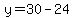 \"+y+=+30+-+24+\"