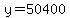 +y+=+50400+