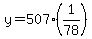 +y+=+507%2A%281%2F78%29+