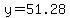 +y+=+51.28+