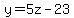 +y+=+5z+-+23+