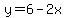 +y+=+6+-+2x+