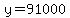 +y+=+91000+