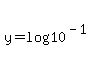+y+=+log%28+10%5E%28-1%29+%29+
