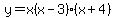 +y+=+x%28x-3%29%28x%2B4%29