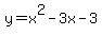 +y+=+x%5E2+-+3x+-3