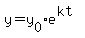 +y+=+y%5B0%5D%2Ae%5E%28kt%29+