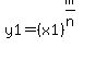 +y1+=+%28x1%29%5E%28m%2Fn%29+