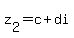 +z%5B2%5D+=+c%2Bdi+