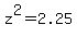 +z%5E2+=+2.25+