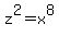 +z%5E2+=+x%5E8+