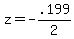 +z+=+-.199%2F2+