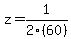 +z+=+1%2F2%2860%29