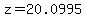 +z+=+20.0995+