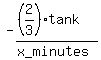 -%28%282%2F3%29tank%29%2F%28x_minutes%29