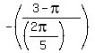 -%28%283-pi%29%2F%28%28%282pi%29%2F5%29%29%29