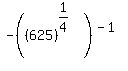 -%28%28625%29%5E%281%2F4%29%29%5E%28-1%29%29