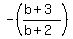 -%28%28b%2B3%29%2F%28b%2B2%29%29