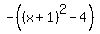 -%28%28x%2B1%29%5E2-4%29