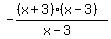 -%28%28x%2B3%29%28x-3%29%29%2F%28x-3%29
