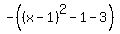 -%28%28x-1%29%5E2+-+1+-+3%29