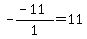 -%28-11%29%2F1=11