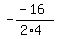 -%28-16%29%2F%282%2A4%29