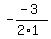 -%28-3%29%2F%282%2A1%29