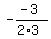 -%28-3%29%2F%282%2A3%29