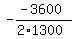 -%28-3600%29%2F%282%2A1300%29