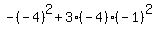 -%28-4%29%5E2%2B3%28-4%29%28-1%29%5E2