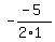 -%28-5%29%2F%282%2A1%29