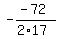 -%28-72%29%2F%282%2A17%29