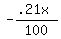 -%28.21x%29%2F100