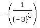 -%281%2F%28-3%29%5E3%29