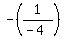 -%281%2F%28-4%29%29