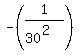 -%281%2F%2830%5E2%29%29