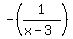 -%281%2F%28x-3%29%29
