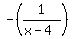 -%281%2F%28x-4%29%29