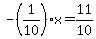 -%281%2F10%29%2Ax+=+11%2F10