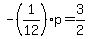 -%281%2F12%29p+=+3%2F2