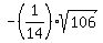 -%281%2F14%29%2Asqrt%28106%29