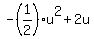 -%281%2F2%29%2Au%5E2+%2B+2u