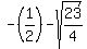 -%281%2F2%29+-+sqrt%2823%2F4%29