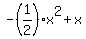 -%281%2F2%29x%5E2+%2B+x