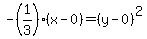 -%281%2F3%29%28x-0%29=%28y-0%29%5E2