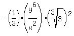 -%281%2F3%29%28y%5E6%2Fx%5E2%29%28root%283%2C3%29%29%5E2