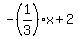 -%281%2F3%29x%2B2