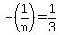 -%281%2Fm%29+=+1%2F3