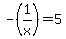 -%281%2Fx%29+=+5